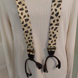 3771 Lot of 3 Pair of Button Down Suspenders.
